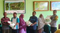 Kapolsek Tojo Kerahkan Bhabinkamtibmas Amankan Penyaluran Bansos Ketahanan Pangan