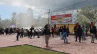 Polres Touna Gelar Simulasi Sispamkota Tangani Kericuhan di Demo Massa Pemilu 2024