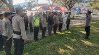 Ratusan Personel Polres Touna Diterjunkan Amankan Kejuaran Balap Motor Touna Cup Prix 2023