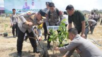 Sinergitas Polri-Kemenko PMK, Polda Sulteng tanam 1000 Pohon untuk penghijauan
