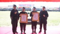 HUT ke-78 Korps Brimob,  Kapolda dan Wakapolda Sulteng Diangkat Jadi Warga Kehormatan