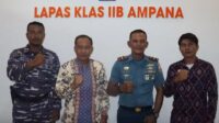Perkuat Sinergitas Antar APH, Kalapas Ampana Terima Kunjungan Danposal Ampana