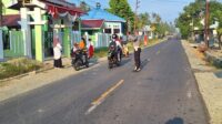 Jamin Keselamatan Pelajar, Polsek Ampana Tete Rutin Laksanakan Strong Poin Pagi