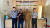 Kalapas Ampana Kunjungi Dinas Sosial Touna Kordinasi Kegiatan Pramuka Bagi Warga Binaan
