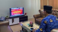 Kalapas Ampana Saksikan Upacara Pelantikan Pejabat di Lingkungan Kemenkumham RI