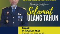 Keluarga Besar Lapas Ampana mengucapkan Selamat Ulang Tahun kepada Inspektur Jenderal Kemenkumham RI