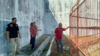 Lakukan Kontrol Area Brandgang, Ini Pesan KA. KPLP Lapas Ampana Pada Regu Jaga Pagi