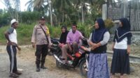 Lewat Patroli, Polsek Ajak Warga Jaga Kamtibmas Jelang Pemilu 2024