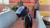 Jaga Hygienitas, Lapas Ampana Lakukan Pemeriksaan Kebersihan Area Dapur Lapas