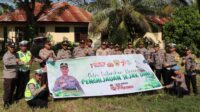 Rakorbin SDM Polri Tahun 2023, Polres Touna Gelar Bakti Sosial, Bakti Kesehatan dan Penanaman Pohon