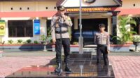 Waka Polres Touna Pimpin Apel Pagi Ajak Personil Jaga Kesehatan