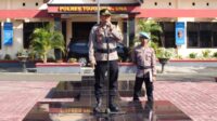 Pimpin Apel Pagi, Waka Polres Touna Ajak Anggota Selalu Jaga Kesehatan
