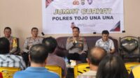 Awali Tugas Kapolres Touna, AKBP Ridwan Turun Langsung ke Masyarakat Dalam Jumat Curhat