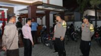 Kapolres Touna Tinjau Langsung Misa Natal