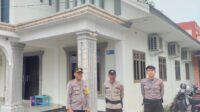 Kapolsek Ampana Kota Turun Langsung Cek Personil Pengamanan Gereja