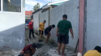 Pelihara Kebersihan Lapas, Warga Binaan Lapas Ampana Gotong Royong Bersihkan Sampah