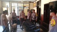 Kapolsek Ampana Kota Cek Inventaris Dinas