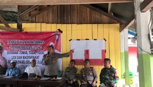 Jelang Pemilu 2024, Ditbinmas Polda Sulteng Sambangi Dusun Salena, ini yang dilakukan