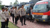 Jelang Pemilu 2024, Kapolres Touna Cek Kesiapan Ranmor Dinas