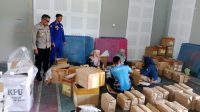 Kabag Ops Polres Touna Deteksi dan Monitoring Kegiatan Setting dan Packing Jenis Surat Suara Pemilu 2024