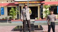 Pimpin Apel Pagi, Kabag Ops Polres Touna Ingatkan Anggota Jaga Kesehatan