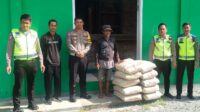 Satlantas Polres Touna Bantu Puluhan Sak Semen Pembangunan Masjid