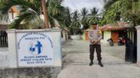 Pengamanan Gereja, Polsek Ampana Tete Berikan Rasa Aman Kepada Umat Nasrani