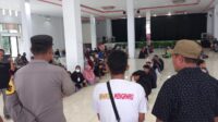 Polres Touna Amankan Sortir dan Pelipatan Surat Suara Pemilu 2024