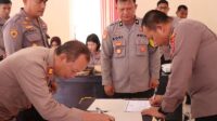 Polres Buol Sosialisasikan Dipa 2024 Serta Penandatanganan Pakta Integritas
