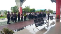 Polres Touna Amankan Kunjungan Kerja Menteri Kesehatan RI