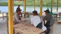 Sambang Bhabinkamtibmas Polsek Wakep Guna Colling System Jelang Pemilu 2024