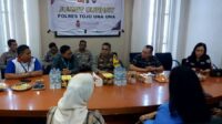 Wakapolres Touna Dialog Dengan Pimpinan Bank Dalam Jumat Curhat