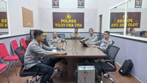 Rekrutmen Anggota Polri Bagi Penyandang Disabilitas, Bag SDM Polres Touna Ikut Zoom Meting Biro SDM Polda Sulteng