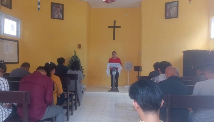 WBP Kristiani Laspana Ikuti Ibadah Minggu Dengan Penuh Hikmat