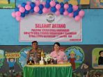 Kunjungi PAUD Kemala Bhayangkari, Kapolres Touna Bersama Ketua Bhayangkari Berikan Motivasi dan Semangat Peserta Didik