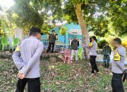 Pastikan Berjalan Aman, Kapolres Touna Pantau Langsung Pelaksanaan PSU di TPS 1 Desa Loe