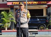 Kapolres Touna Pimpin Apel Siaga Pengamanan PSU Pemilu