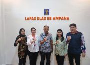 Lapas Ampana Terima Kunker Subbidang KI, Terkait Pemetaan Potensi Karya Warga Binaan