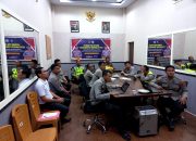 Polres Touna Ikuti Virtual Lat Pra Ops Keselamatan Tinombala 2024