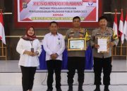 Polres Touna Terima Penghargaan Kepatuhan Pelayanan Publik Tahun 2023 dari Ombusdman