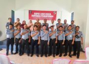 Sekretaris dan Kabid Koperasi dan UMKM Dinas PPKUMKM Touna Hadiri RAT Koperasi Pengayoman Lapas Ampana