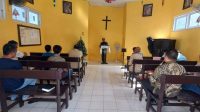 Tetap semangat, WBP Beragama Kristen Lapas Ampana Ikuti Ibadah Minggu