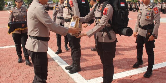 Lepas 902 Personel BKO PAM TPS, Wakapolda Sulteng Tekankan Netralitas dan Profesionalisme