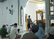 Safari Ramadhan, Kanit Binmas Polsek Ampana Kota Minta Orang Tua Awasi Anak Agar Tidak Balap Liar