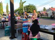 Berikan Rasa Aman, Piket Polsek Ampana Kota Patroli Pasar Takjil Ramadhan