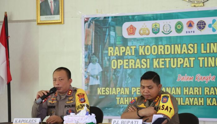 Jelang Idul Fitri 1445 H, Polres Buol Gelar Rakor Lintas Sektoral Kesiapan Ops Ketupat Tinombala 2024