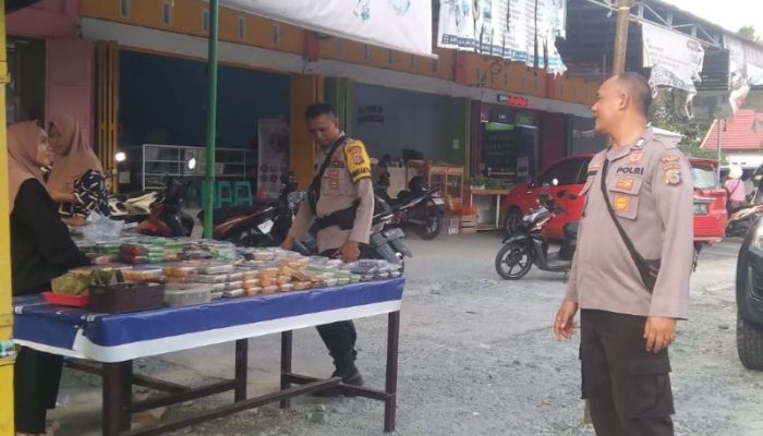 Patroli Jelang Berbuka Puasa, Polsek Ampana Kota Jaga Keamanan dan Ketertiban Masyarakat