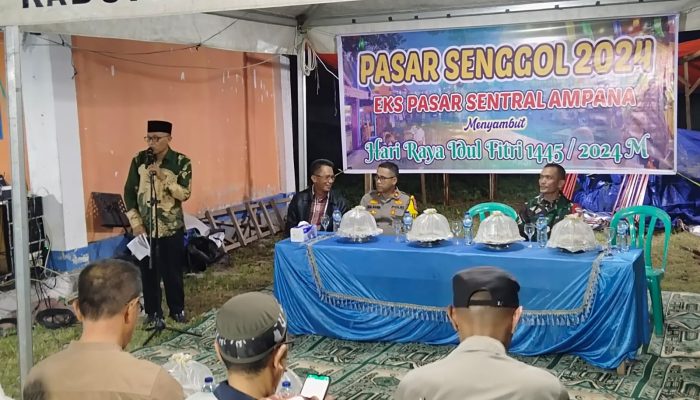 Pasar Senggol 2024 di Eks Pasar Sentral Ampana Resmi Dibuka Asisten III