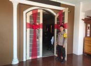 Pengamanan Gereja, Polsek Ampana Kota Berikan Rasa Aman Saat Ibadah Minggu