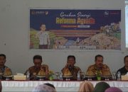 Asisten I Pemerintahan dan Kesra Sekretariat Daerah Kabupaten Touna Hadiri Gerakan Sinergi Reforma Agraria